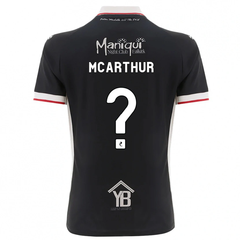 Danxen Men Lucy Mcarthur #0 Black White Red Home Jersey 2026/27 T-Shirt