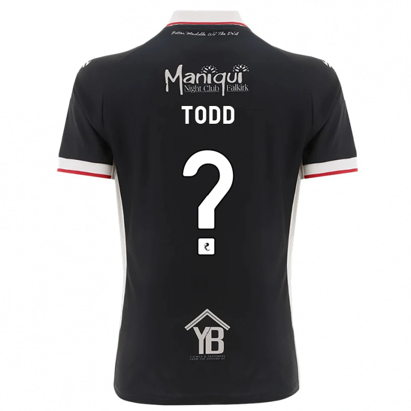 Danxen Men Shannon Todd #0 Black White Red Home Jersey 2026/27 T-Shirt