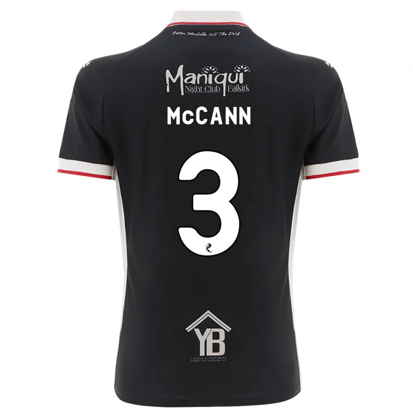 Danxen Men Leon Mccann #3 Black White Red Home Jersey 2026/27 T-Shirt