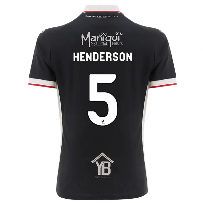 Danxen Men Liam Henderson #5 Black White Red Home Jersey 2026/27 T-Shirt