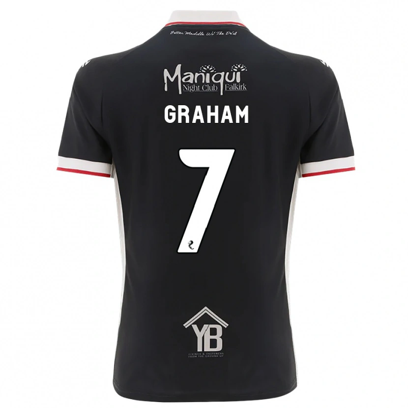 Danxen Men Brian Graham #7 Black White Red Home Jersey 2026/27 T-Shirt