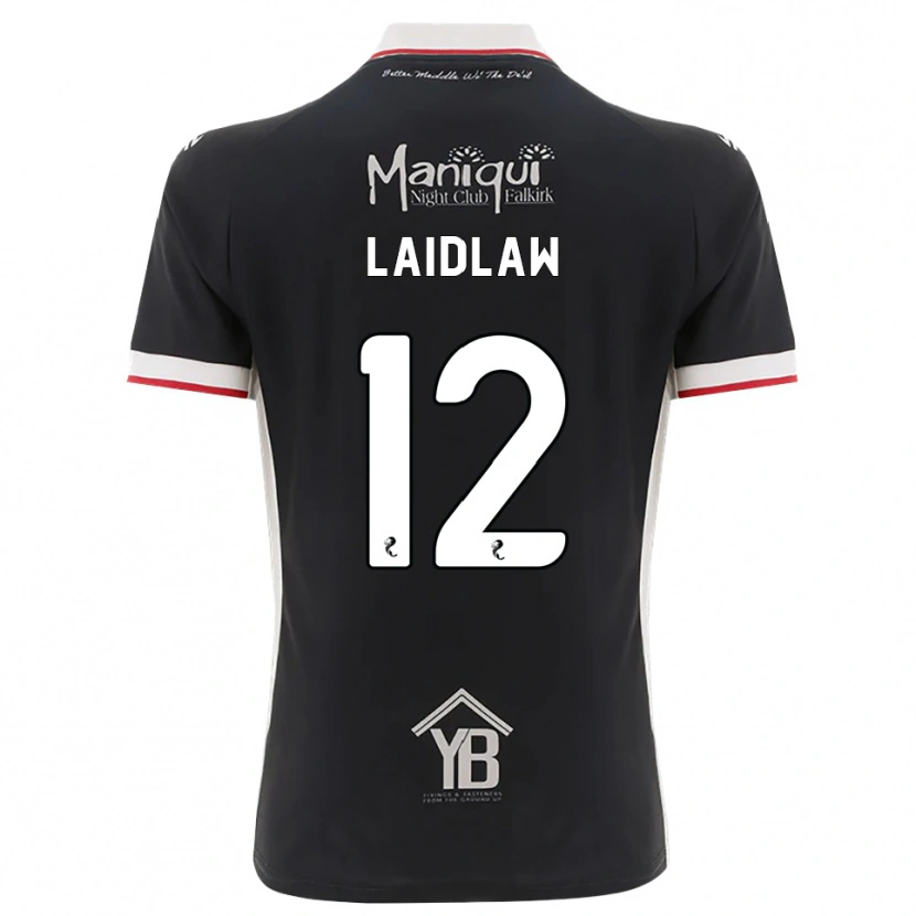 Danxen Men Ethan Laidlaw #12 Black White Red Home Jersey 2026/27 T-Shirt