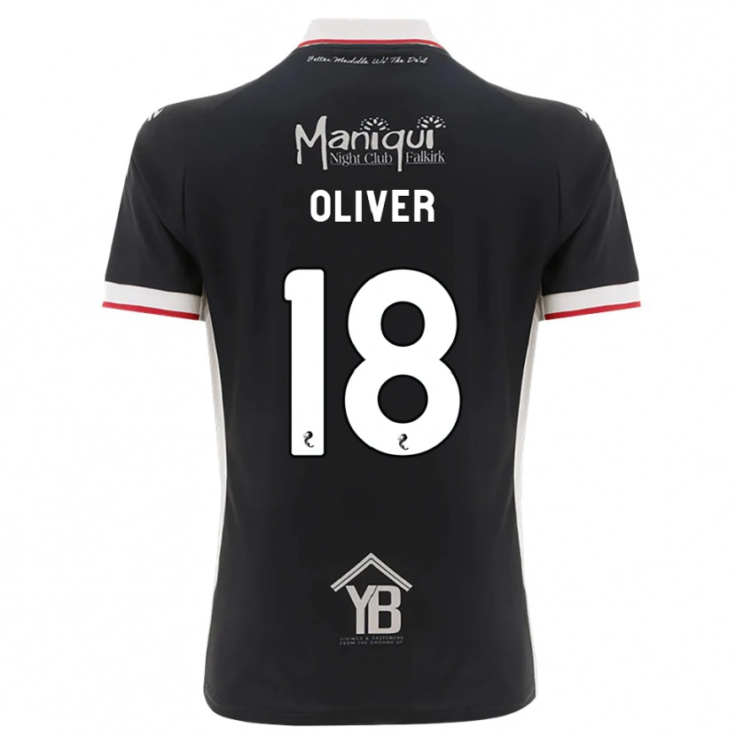 Danxen Men Gary Oliver #18 Black White Red Home Jersey 2026/27 T-Shirt