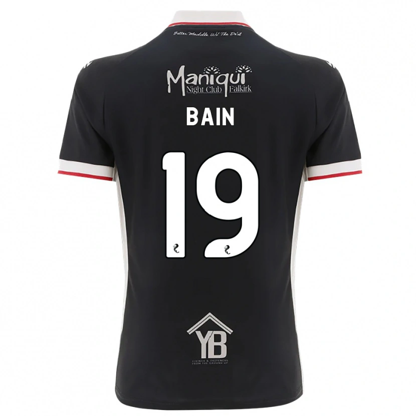 Danxen Men Scott Bain #19 Black White Red Home Jersey 2026/27 T-Shirt