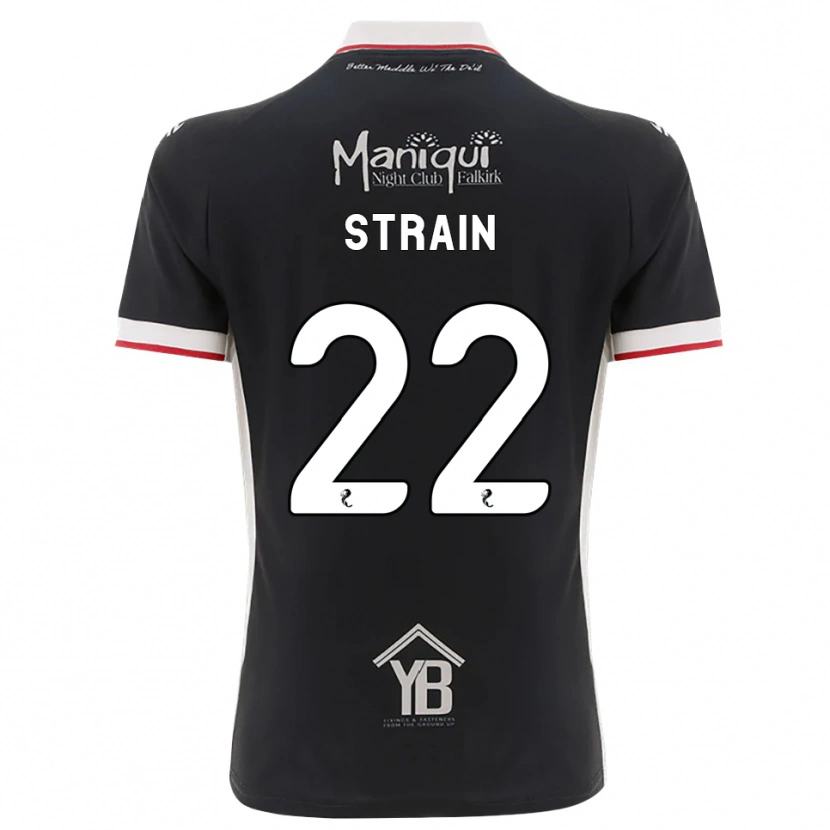 Danxen Men Ryan Strain #22 Black White Red Home Jersey 2026/27 T-Shirt