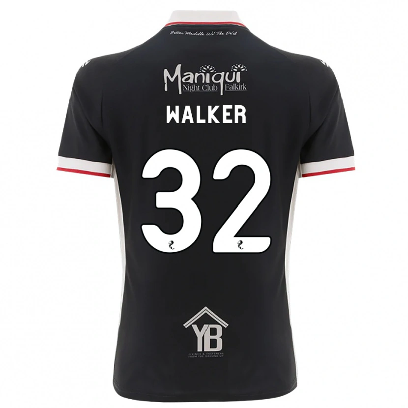 Danxen Men Rhys Walker #32 Black White Red Home Jersey 2026/27 T-Shirt