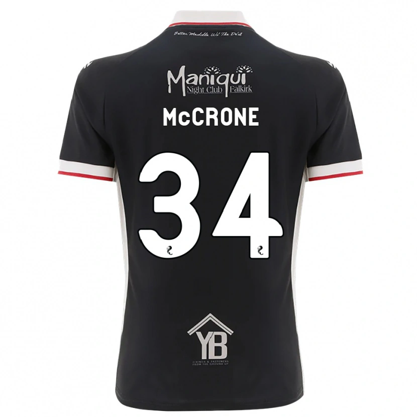 Danxen Men Caelan Mccrone #34 Black White Red Home Jersey 2026/27 T-Shirt