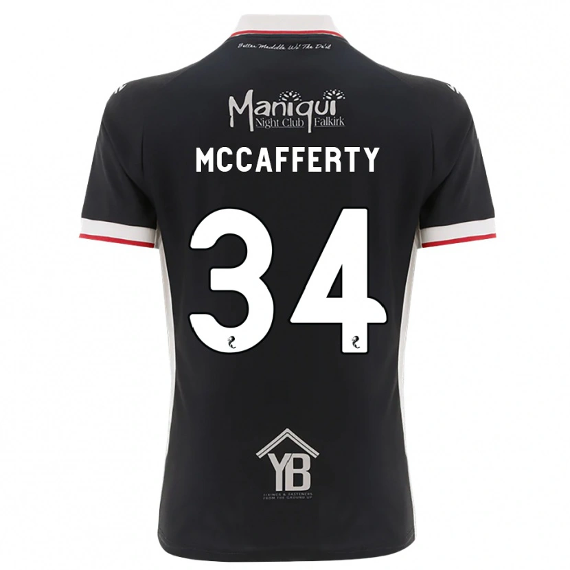 Danxen Men Flynn Mccafferty #34 Black White Red Home Jersey 2026/27 T-Shirt