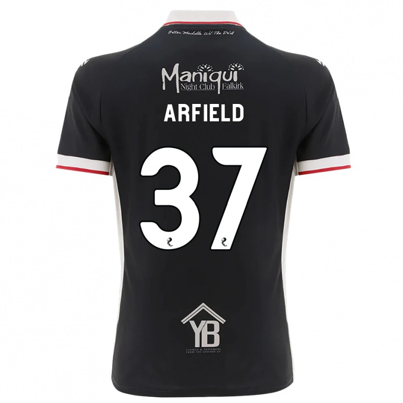 Danxen Men Scott Arfield #37 Black White Red Home Jersey 2026/27 T-Shirt