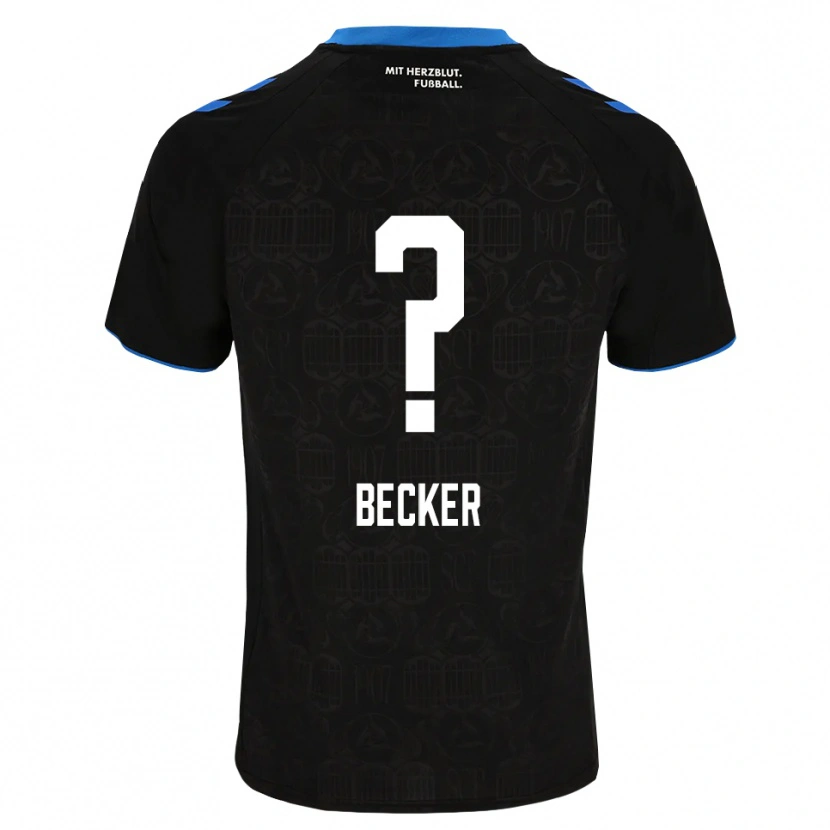 Danxen Men Georg Becker #0 Black White Red Home Jersey 2026/27 T-Shirt