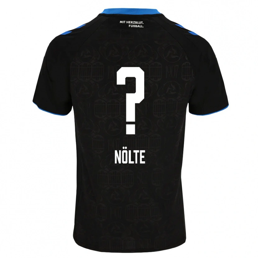 Danxen Men Jannik Nölte #0 Black White Red Home Jersey 2026/27 T-Shirt
