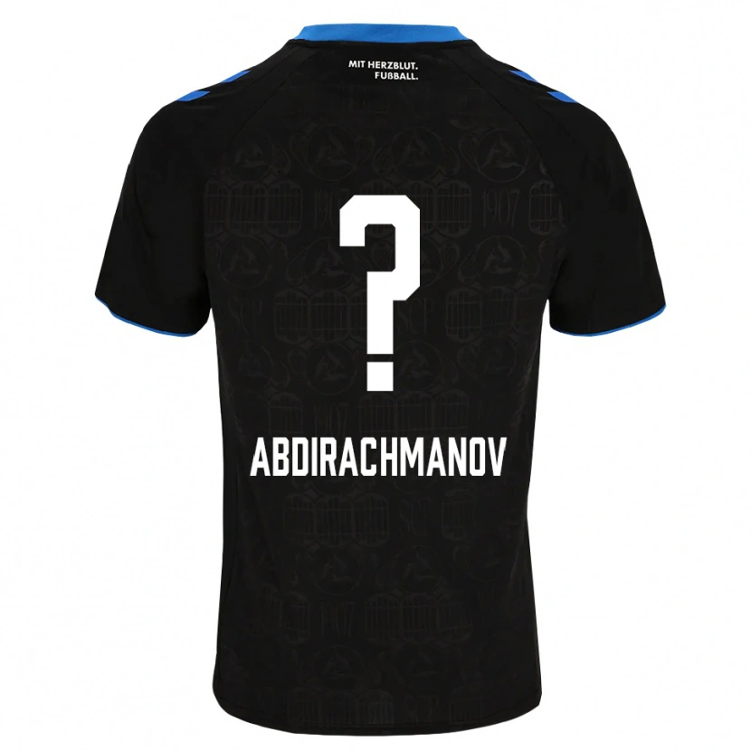Danxen Men Islom Abdirachmanov #0 Black White Red Home Jersey 2026/27 T-Shirt