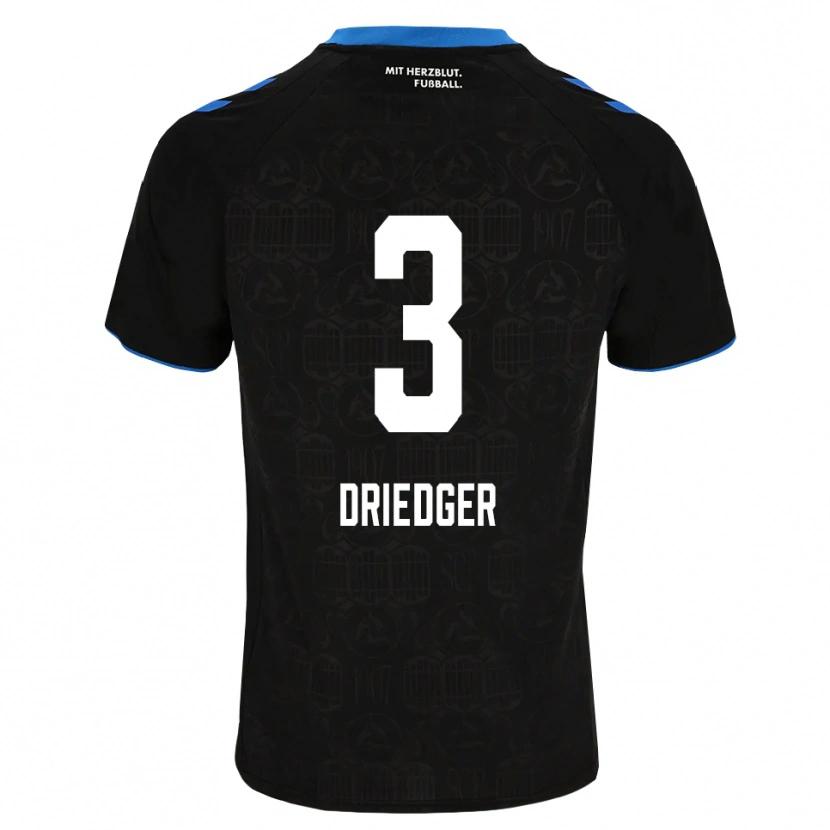 Danxen Men Julian Driedger #3 Black White Red Home Jersey 2026/27 T-Shirt