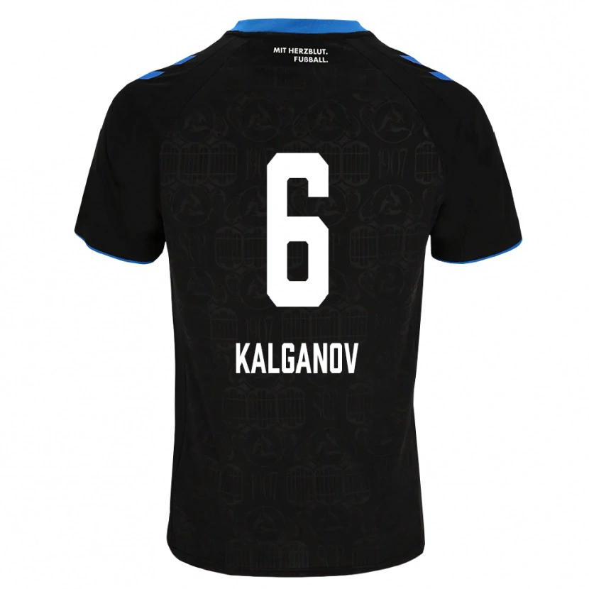 Danxen Men Levin Kalganov #6 Black White Red Home Jersey 2026/27 T-Shirt