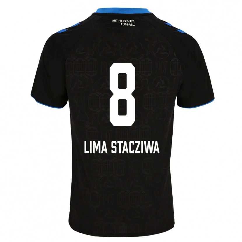 Danxen Men Neo Lima Stacziwa #8 Black White Red Home Jersey 2026/27 T-Shirt