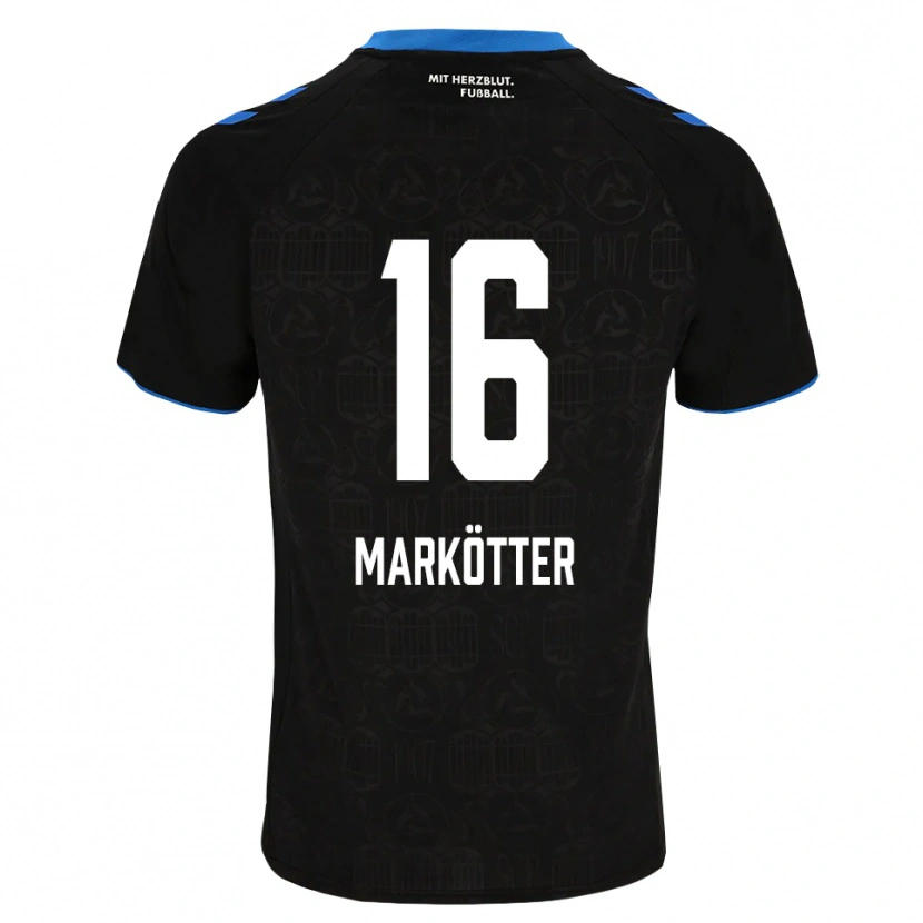 Danxen Men Jonah Markötter #16 Black White Red Home Jersey 2026/27 T-Shirt