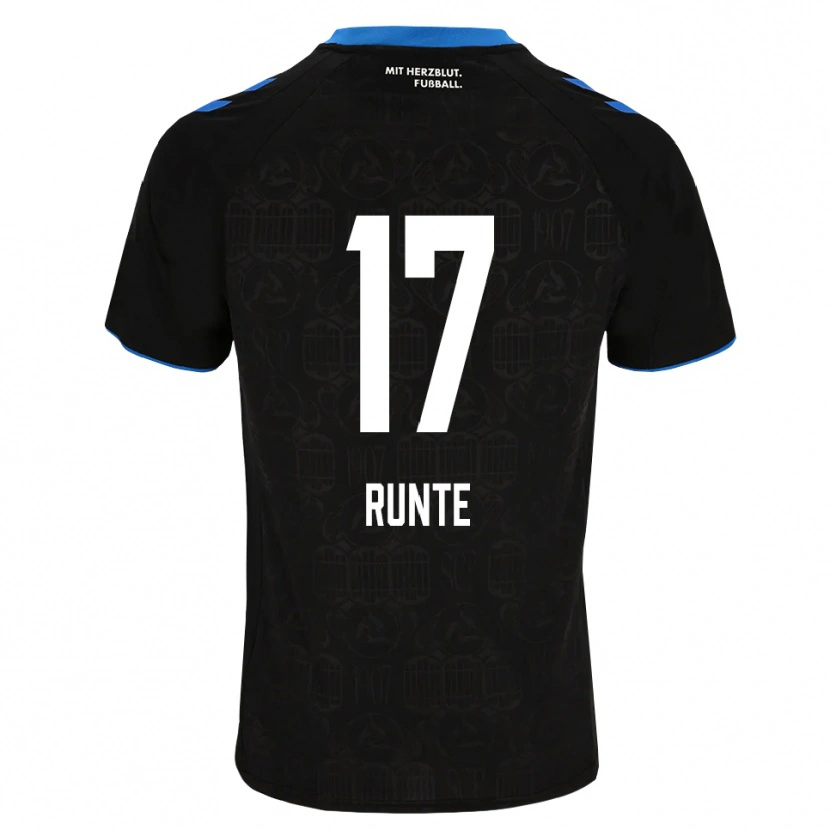 Danxen Men Marlon Runte #17 Black White Red Home Jersey 2026/27 T-Shirt