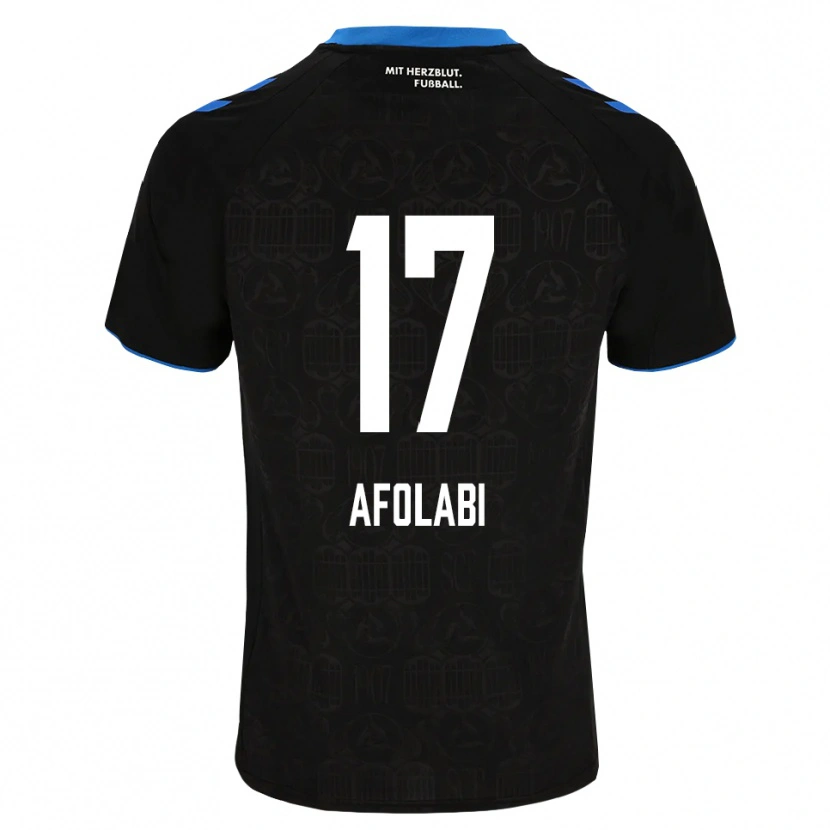 Danxen Men Gentil Afolabi #17 Black White Red Home Jersey 2026/27 T-Shirt