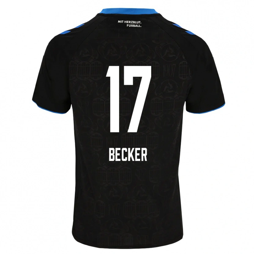 Danxen Men Marlon Becker #17 Black White Red Home Jersey 2026/27 T-Shirt