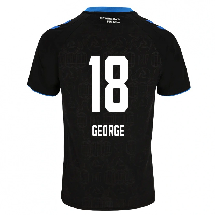 Danxen Men Kayonte Kaheim Karim George #18 Black White Red Home Jersey 2026/27 T-Shirt