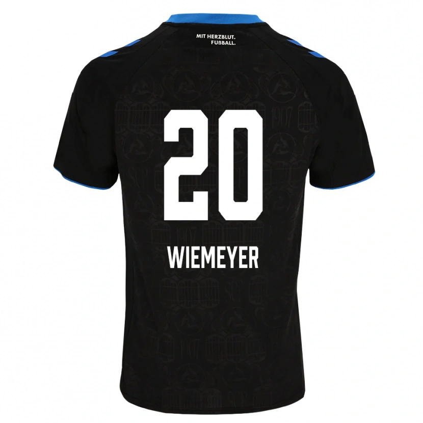 Danxen Men Felix Wiemeyer #20 Black White Red Home Jersey 2026/27 T-Shirt