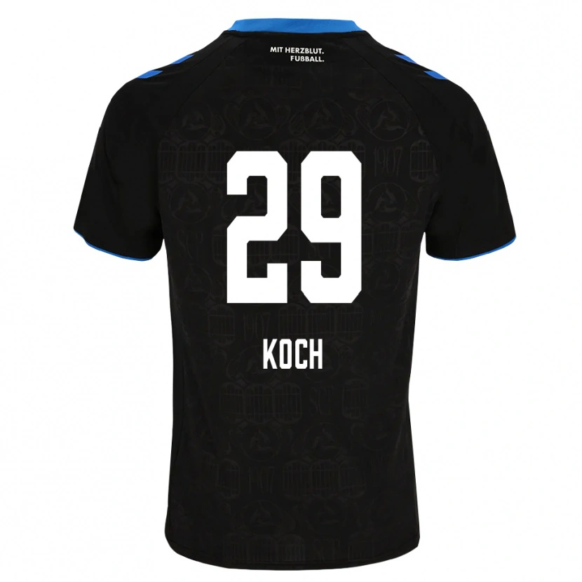 Danxen Men Henrik Koch #29 Black White Red Home Jersey 2026/27 T-Shirt