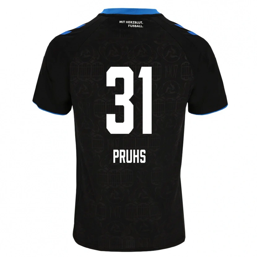 Danxen Men Florian Pruhs #31 Black White Red Home Jersey 2026/27 T-Shirt