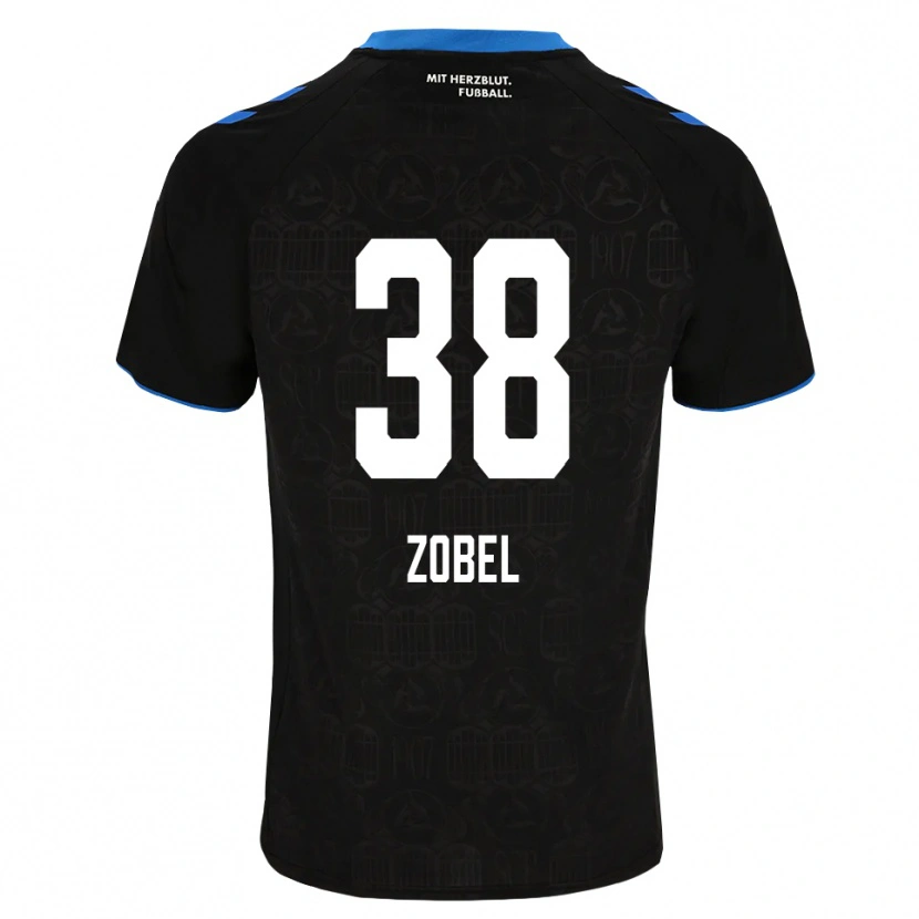 Danxen Men Tristan Zobel #38 Black White Red Home Jersey 2026/27 T-Shirt