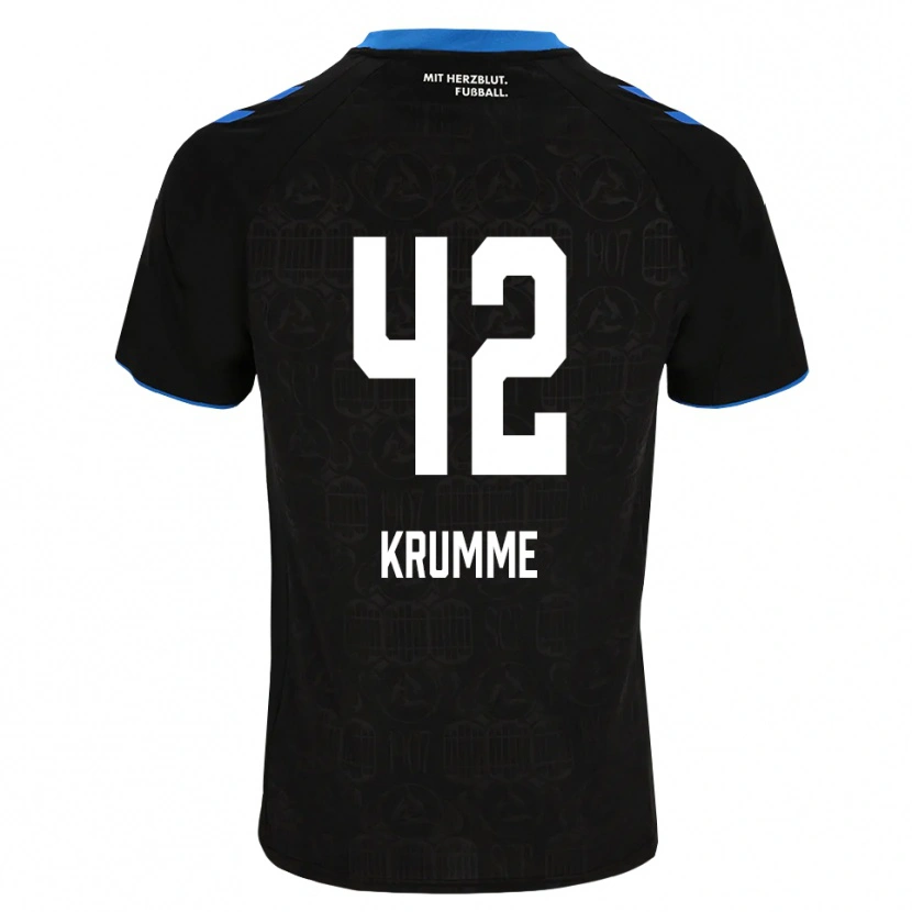 Danxen Men Kevin Krumme #42 Black White Red Home Jersey 2026/27 T-Shirt