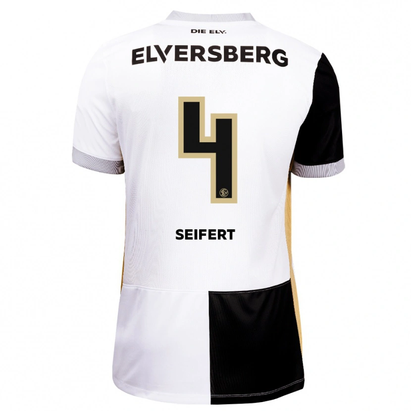 Danxen Men Luis Seifert #4 Black White Brown Home Jersey 2026/27 T-Shirt