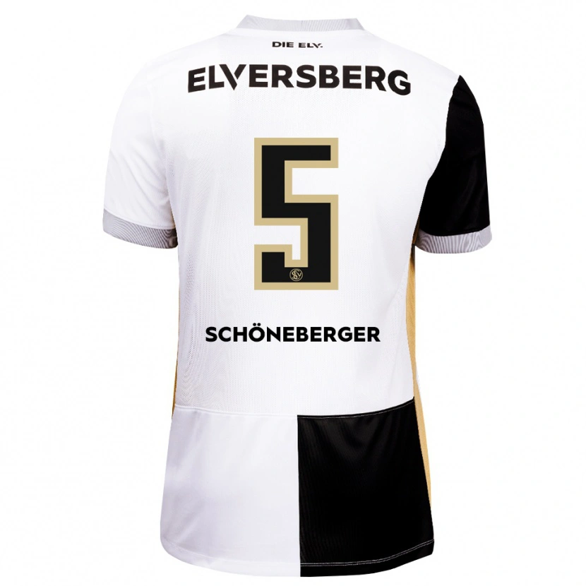 Danxen Men Louis Schöneberger #5 Black White Brown Home Jersey 2026/27 T-Shirt