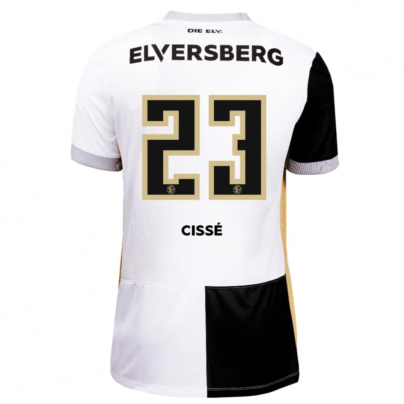 Danxen Men Salif Cissé #23 Black White Brown Home Jersey 2026/27 T-Shirt