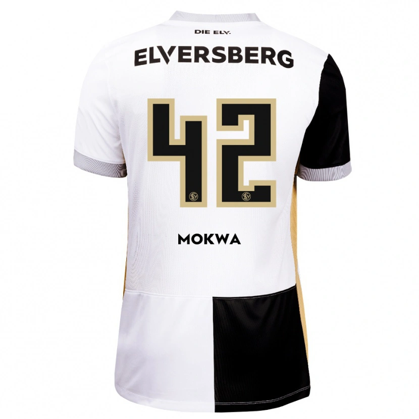 Danxen Men David Mokwa #42 Black White Brown Home Jersey 2026/27 T-Shirt