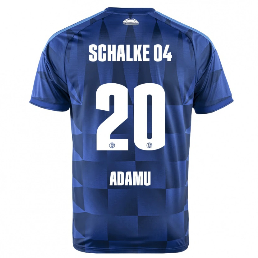 Danxen Men Junior Adamu #20 Dark Blue Yellow White Home Jersey 2026/27 T-Shirt