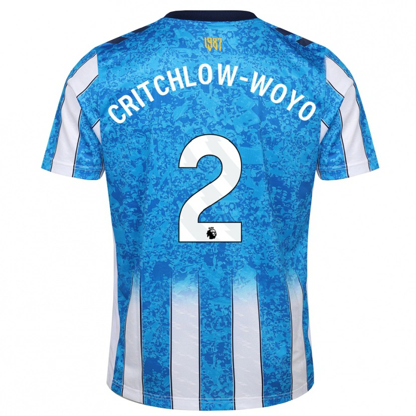 Danxen Men Tionne Critchlow-Woyo #2 White Blue Orange Home Jersey 2026/27 T-Shirt