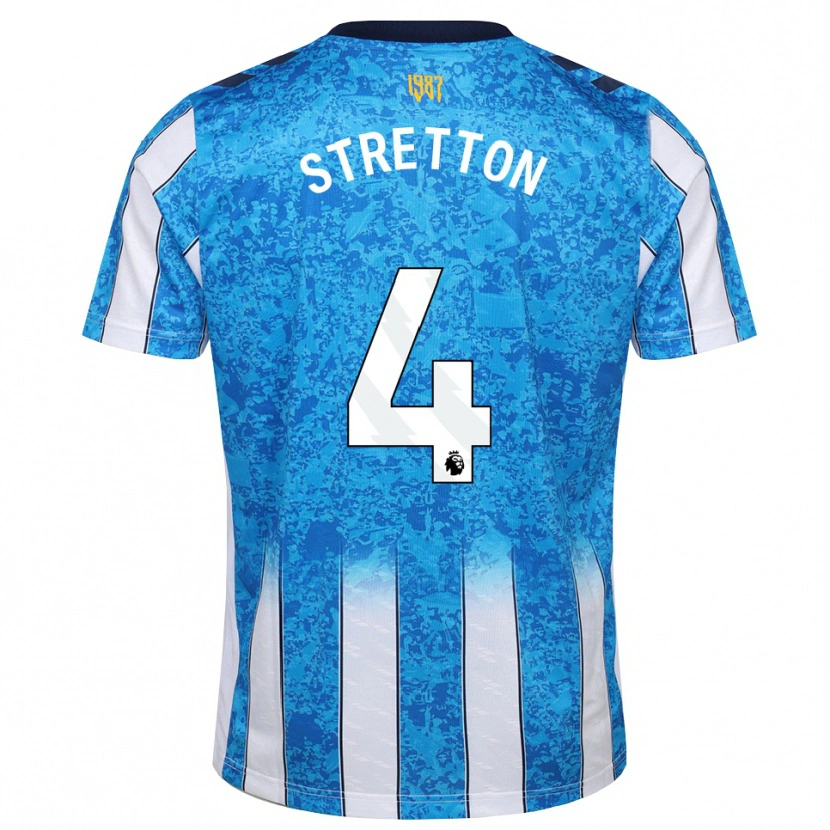 Danxen Men Mackenzie Stretton #4 White Blue Orange Home Jersey 2026/27 T-Shirt