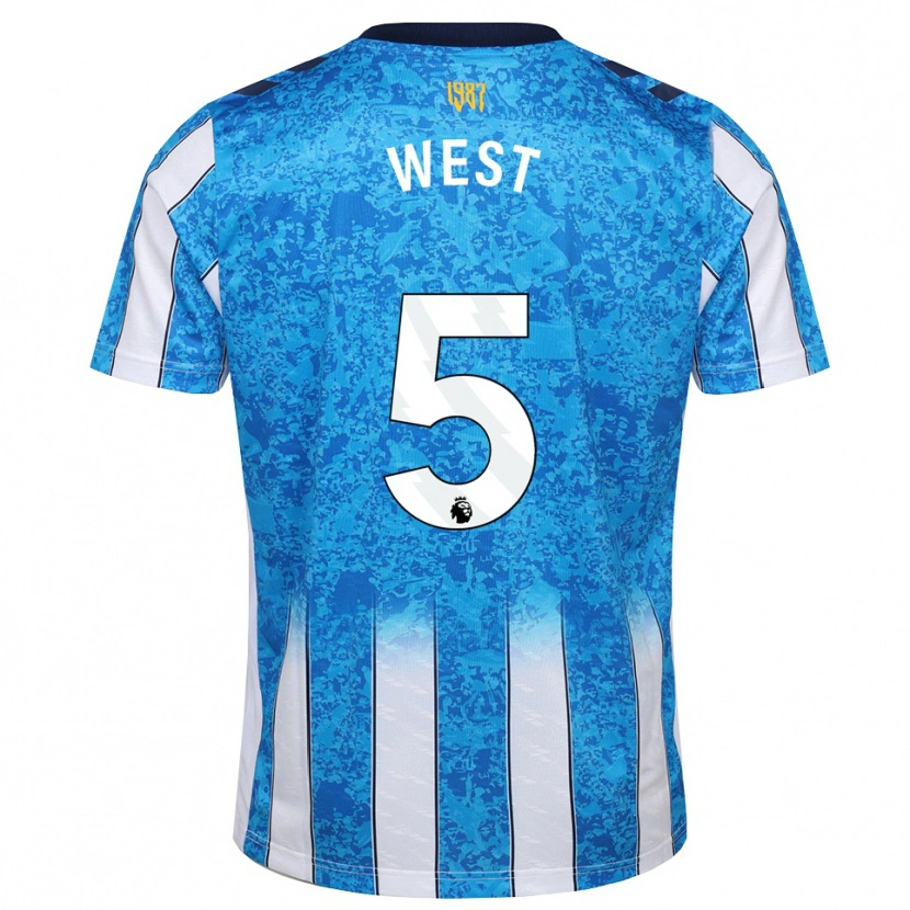 Danxen Men Devon West #5 White Blue Orange Home Jersey 2026/27 T-Shirt