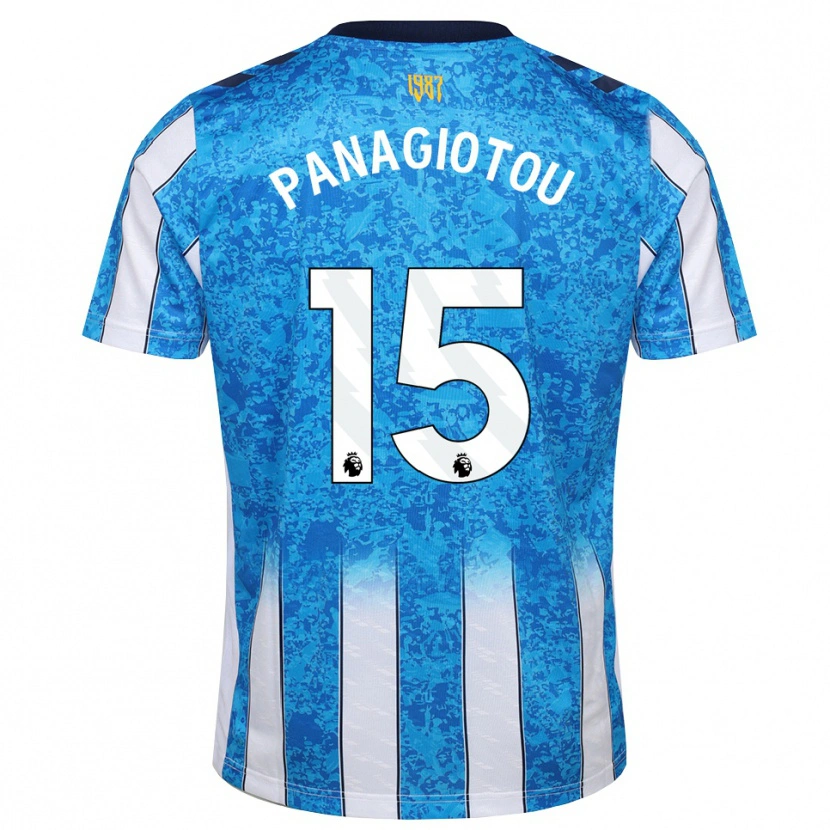 Danxen Men Constantine Panagiotou #15 White Blue Orange Home Jersey 2026/27 T-Shirt