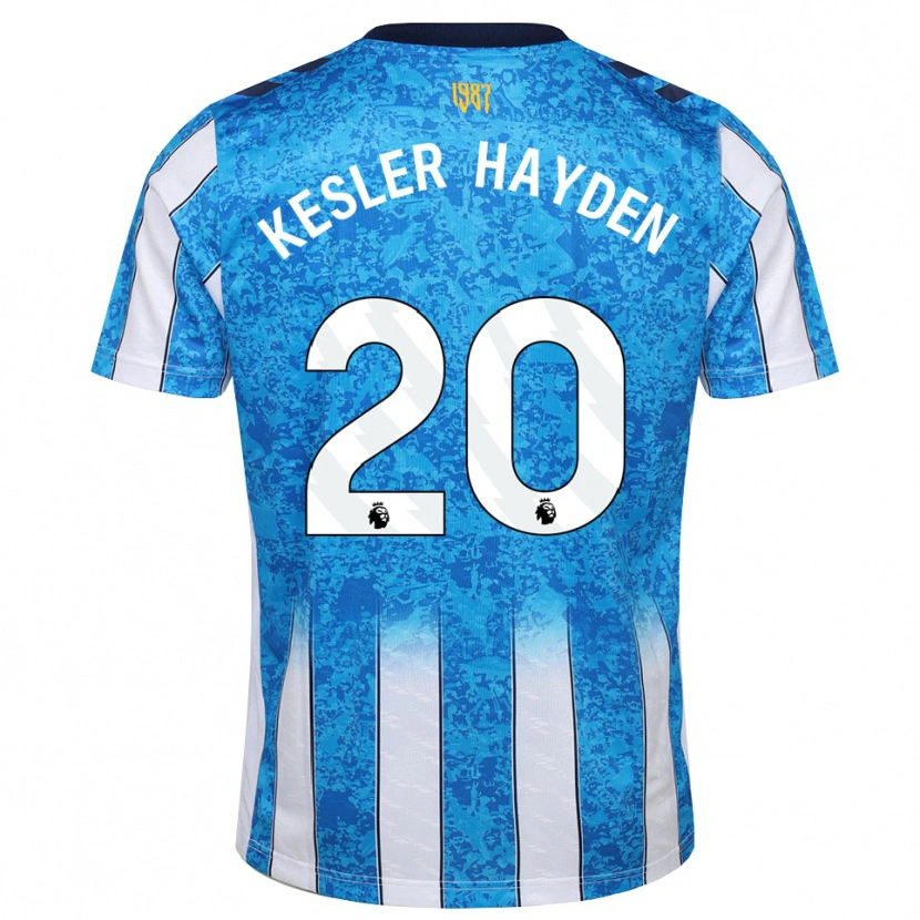 Danxen Men Kaine Kesler-Hayden #20 White Blue Orange Home Jersey 2026/27 T-Shirt