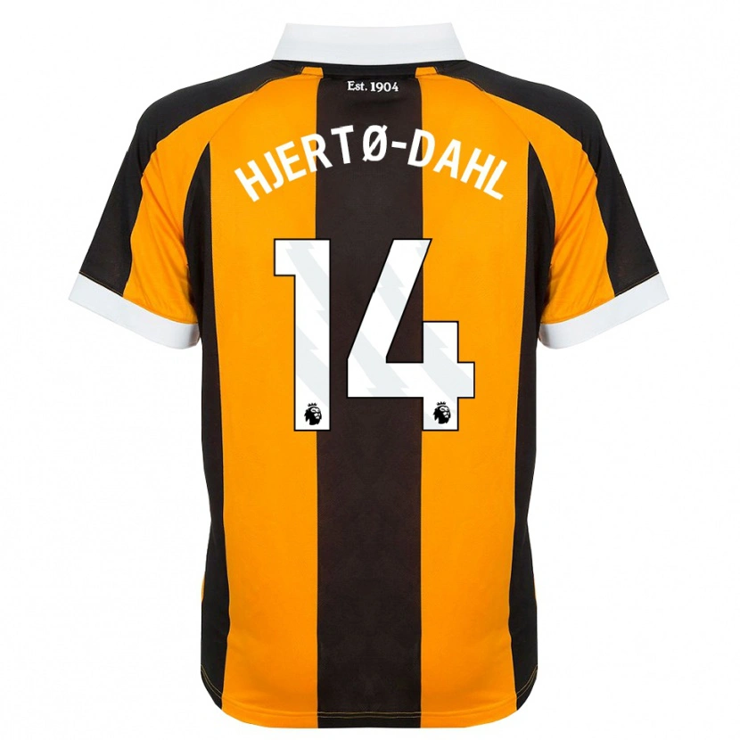 Danxen Men Jens Hjertø-Dahl #14 Orange Black White Home Jersey 2026/27 T-Shirt