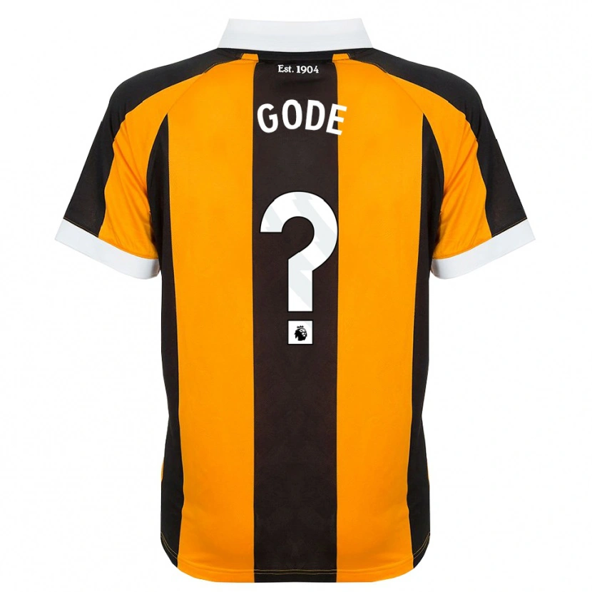 Danxen Men Ted Gode #0 Orange Black White Home Jersey 2026/27 T-Shirt
