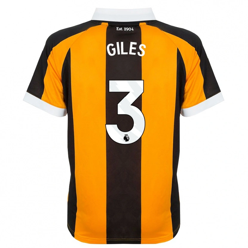 Danxen Men Ryan Giles #3 Orange Black White Home Jersey 2026/27 T-Shirt