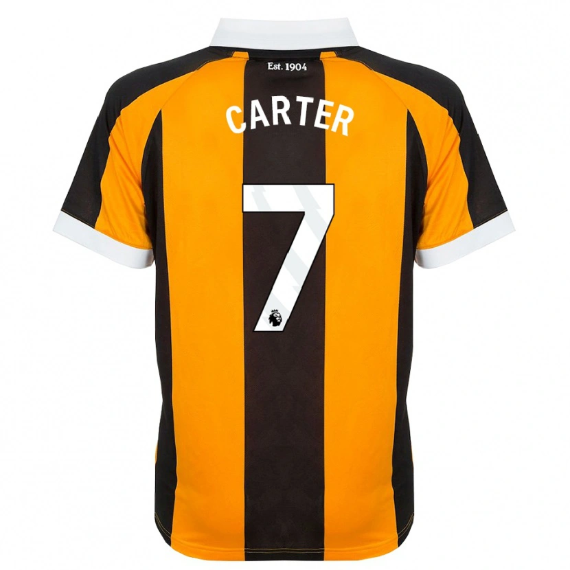 Danxen Men Ramell Carter #7 Orange Black White Home Jersey 2026/27 T-Shirt