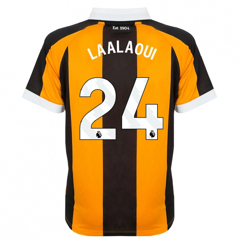 Danxen Men Reda Laalaoui #24 Orange Black White Home Jersey 2026/27 T-Shirt