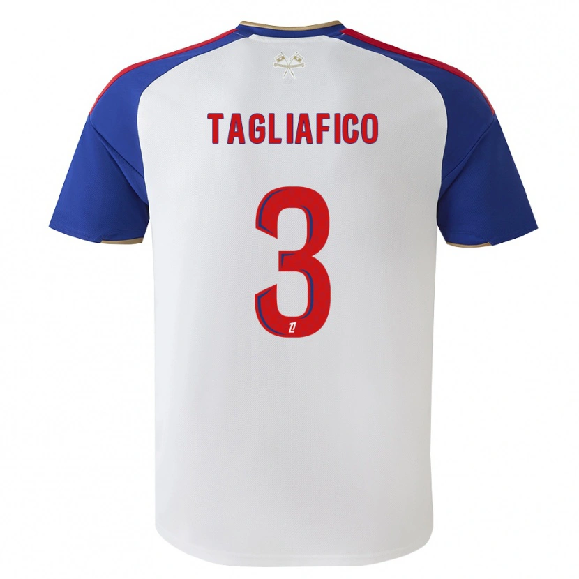Danxen Men Nicolás Tagliafico #3 Royalblue Red White Home Jersey 2026/27 T-Shirt