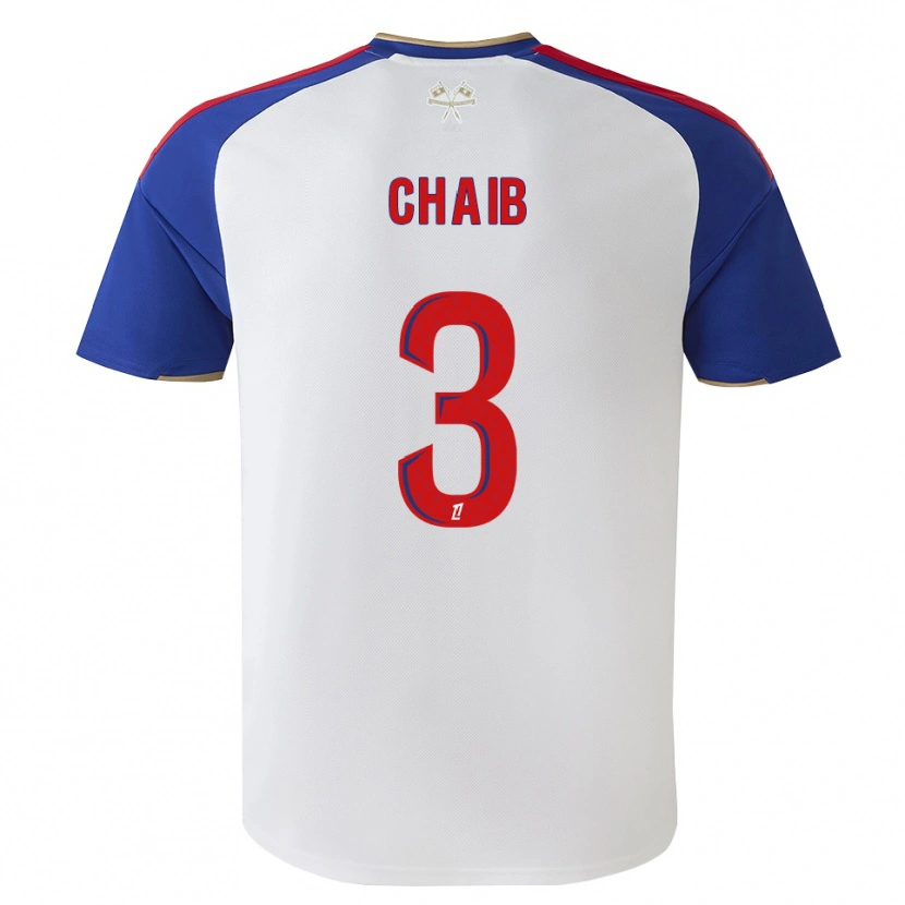 Danxen Men Yacine Chaib #3 Royalblue Red White Home Jersey 2026/27 T-Shirt