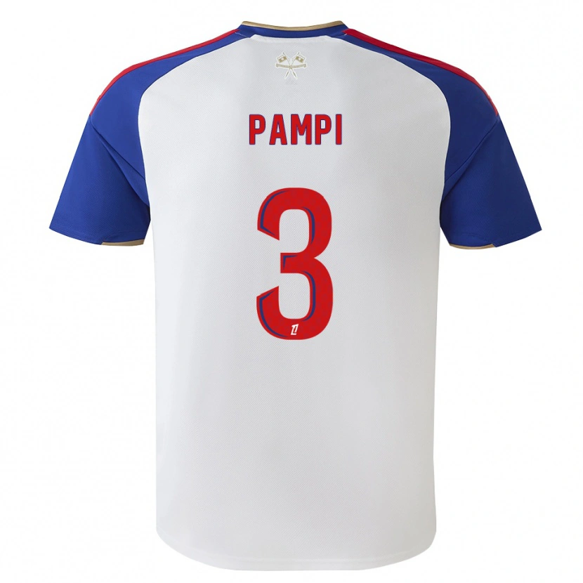 Danxen Men Emanuel Pampi #3 Royalblue Red White Home Jersey 2026/27 T-Shirt