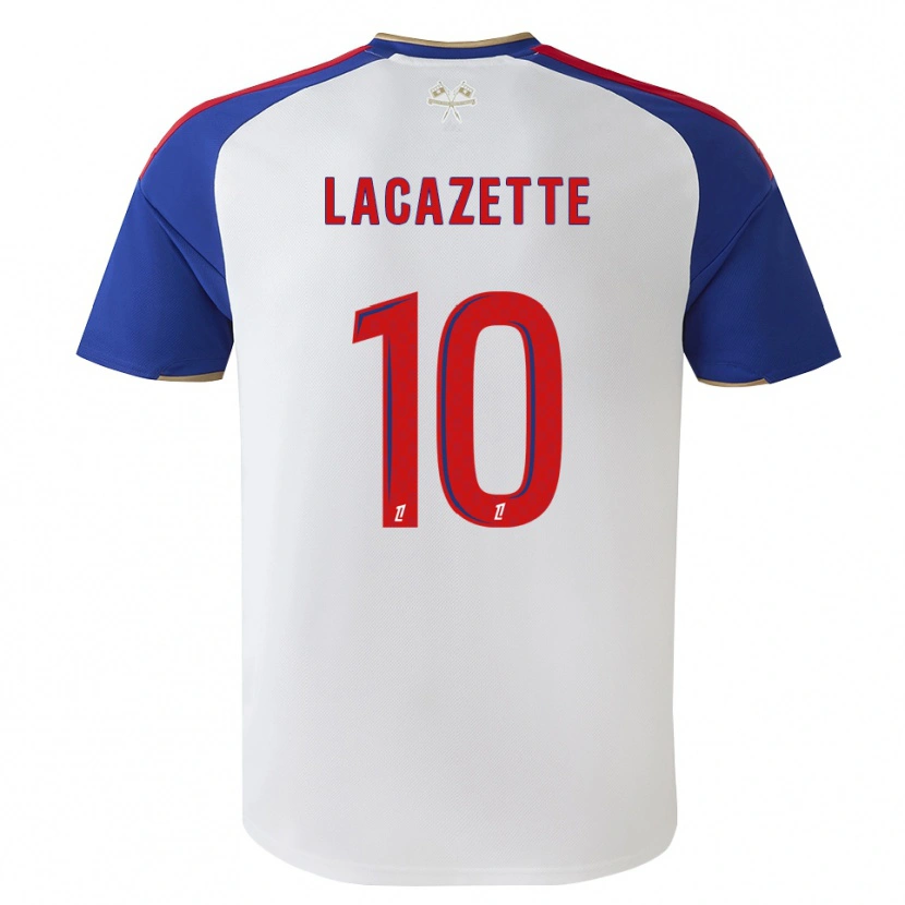 Danxen Men Alexandre Lacazette #10 Royalblue Red White Home Jersey 2026/27 T-Shirt