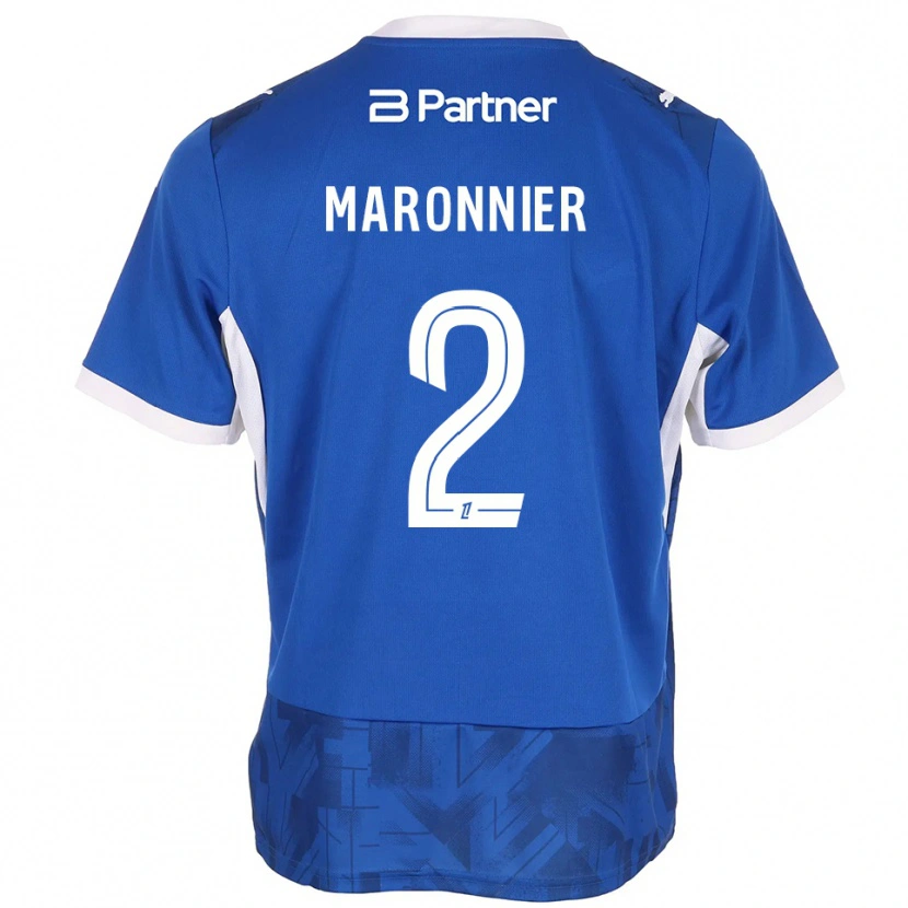 Danxen Men Lucas Maronnier #2 Mediumblue White Home Jersey 2026/27 T-Shirt