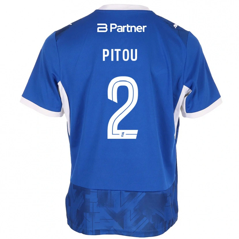 Danxen Men Ryan Pitou #2 Mediumblue White Home Jersey 2026/27 T-Shirt